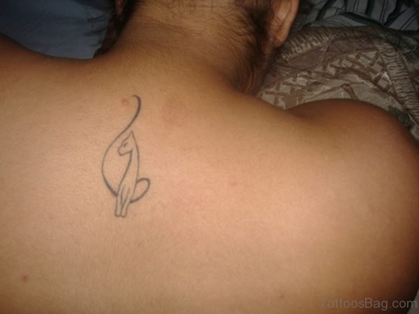 Nice Egyptian Tattoo Design On Back