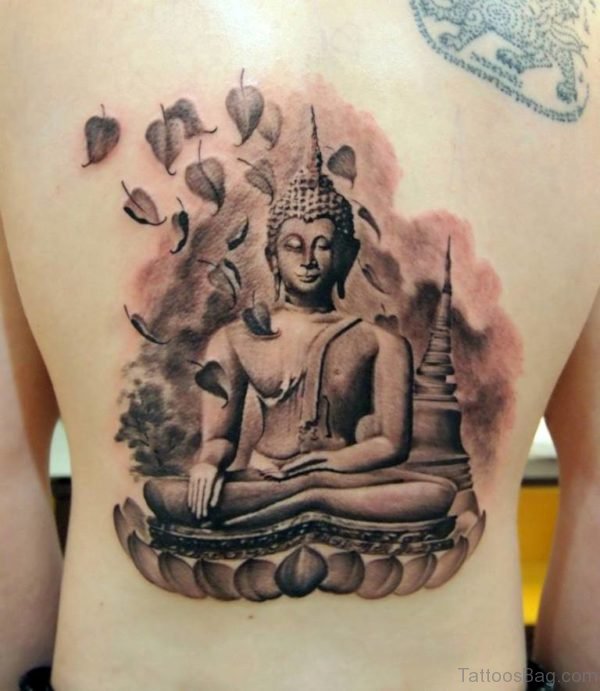 Elegant Buddha Tattoo Design