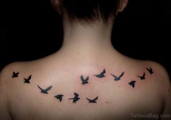 Elegant Birds Tattoo