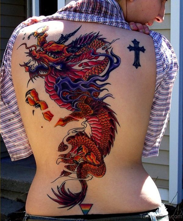Elegant Dragon Tattoo