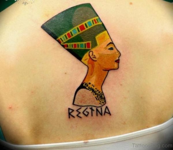  Egyptian Tattoo On Back