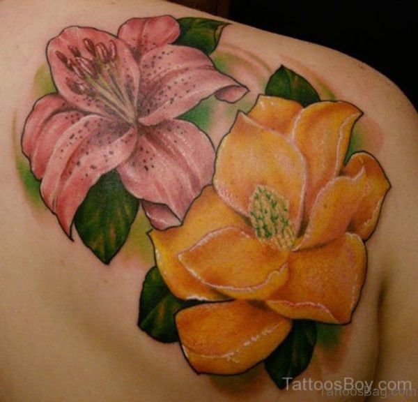  Lily Flower Tattoo Design