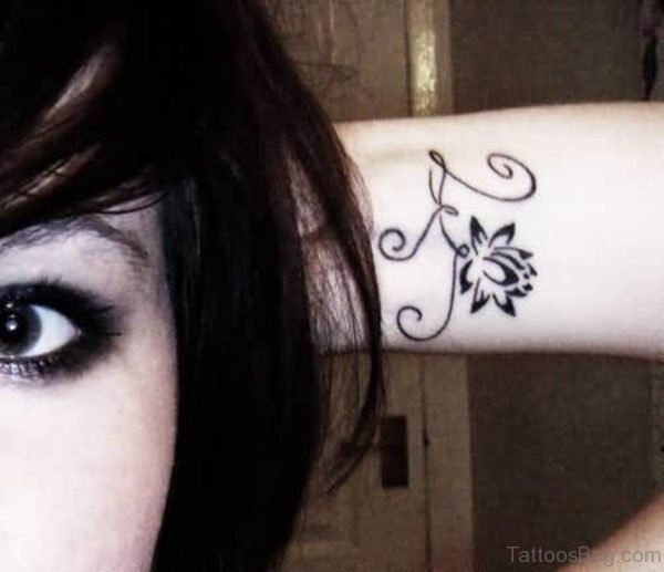 Elegant Lotus Tattoo