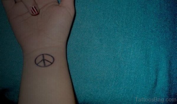 Elegant Peace Tattoo