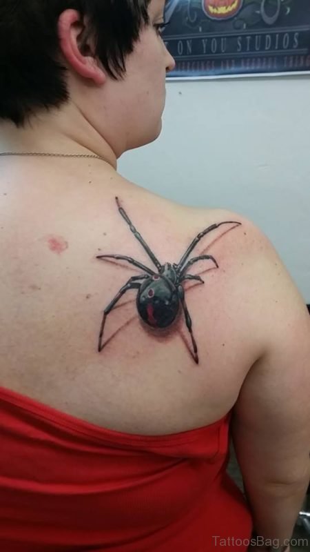 Elegant  Spider Tattoo