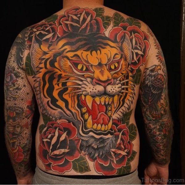 Elegant Tiger Tattoo Design
