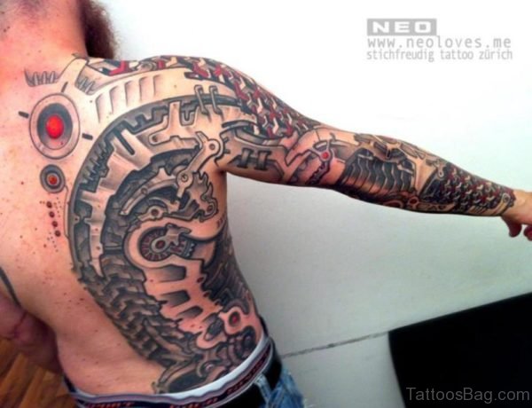 Excellent Biomechanical Tattoo