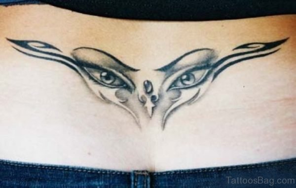 Eye And Tribal Tattoo