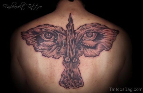 Eyes And Crow Tattoo