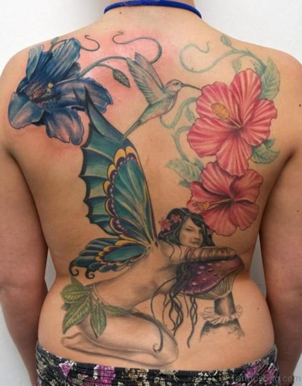 Fair And Flowers Tattoo