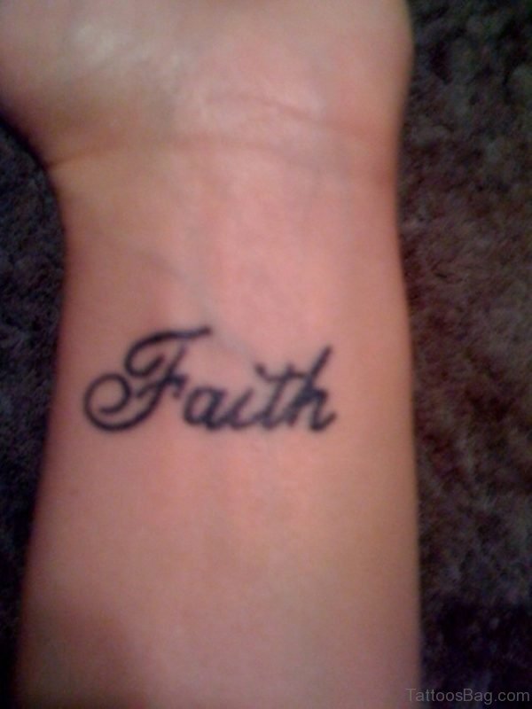 Faith Wrist Tattoo