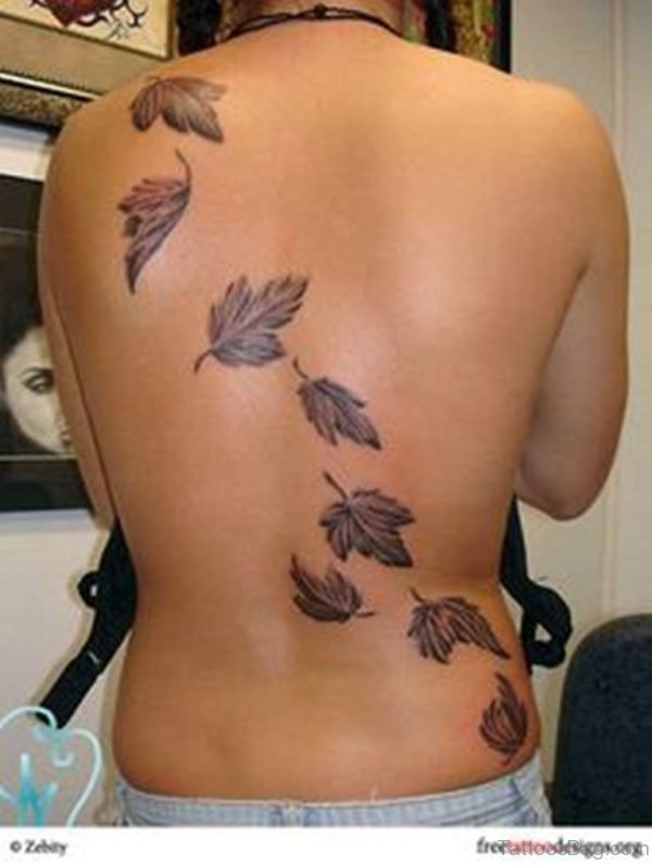 Falling Leaves Tattoo