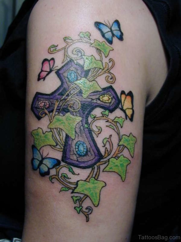 Attractive Cross Tattoo