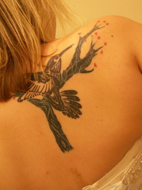 Fancy Hummingbird Tattoo