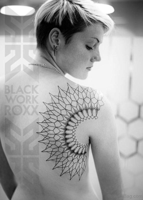 Geometric Tattoo On Back