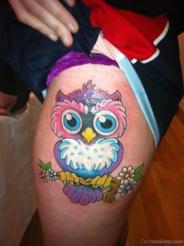 Fantastic Owl Tattoo Design