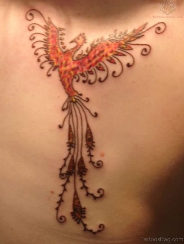 Fantastic Phoenix Tattoo Design 