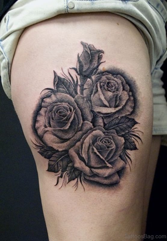 Fantastic  Rose Tattoo