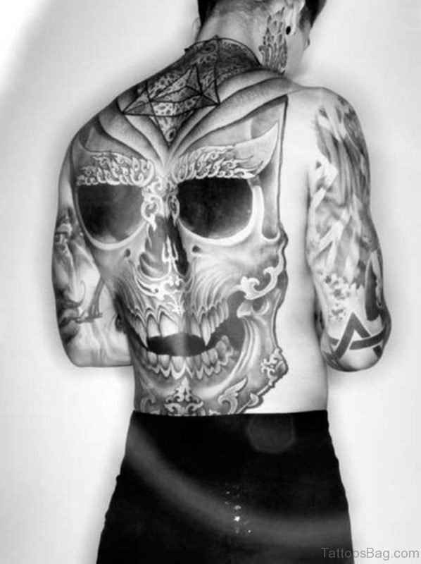 Fantastic  Skull Tattoo