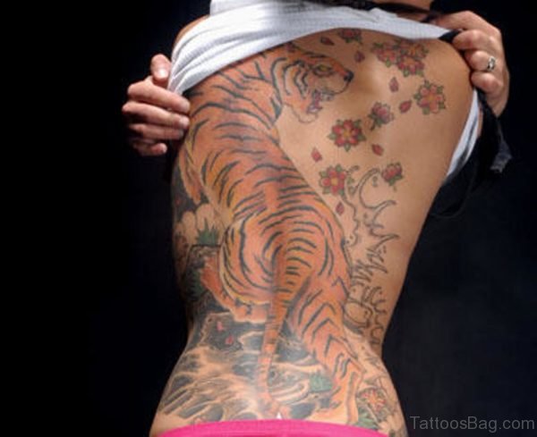 Fantastic Tiger Tattoo Design