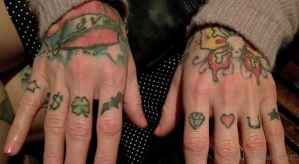Fantastic knuckle Tattoo