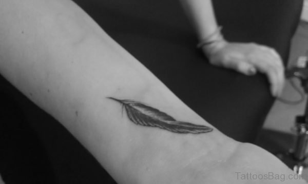 Feather Tattoos On Wrist
