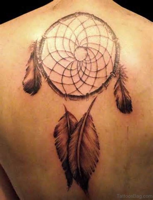 Fine Looking Dreamcatcher Tattoo