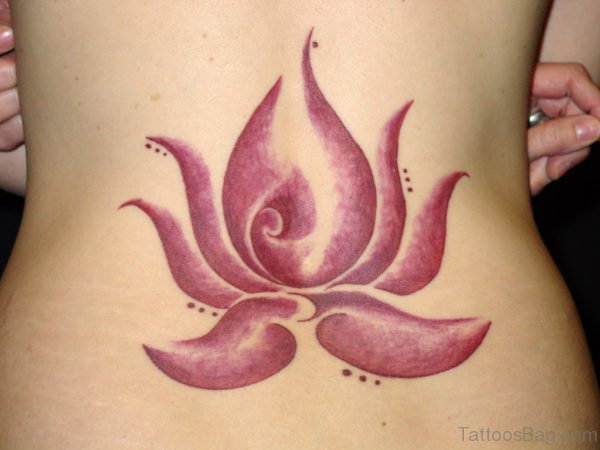 Fine Lotus Flower Tattoo
