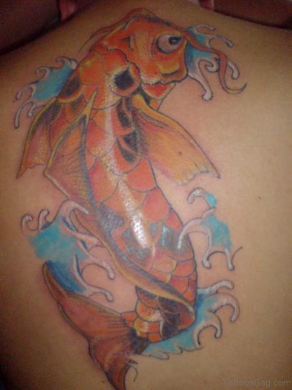 Fish Tattoo On Back