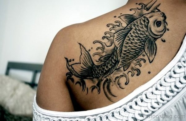 Fish Tattoo On Back