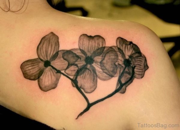 Floral Vintage Shoulder Tattoo