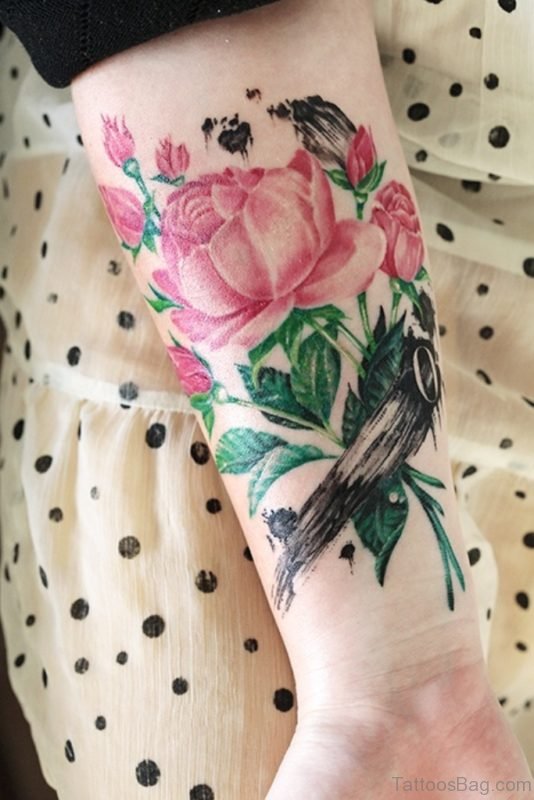 Amazing Flower Tattoos On The Wrist