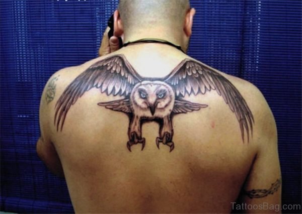 Flying Owl Tattoo