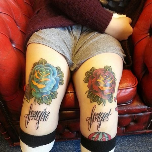 Forgive Forget Rose Tattoo