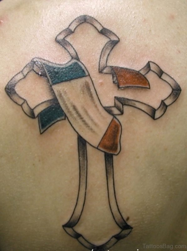 Funky Cross Tattoo