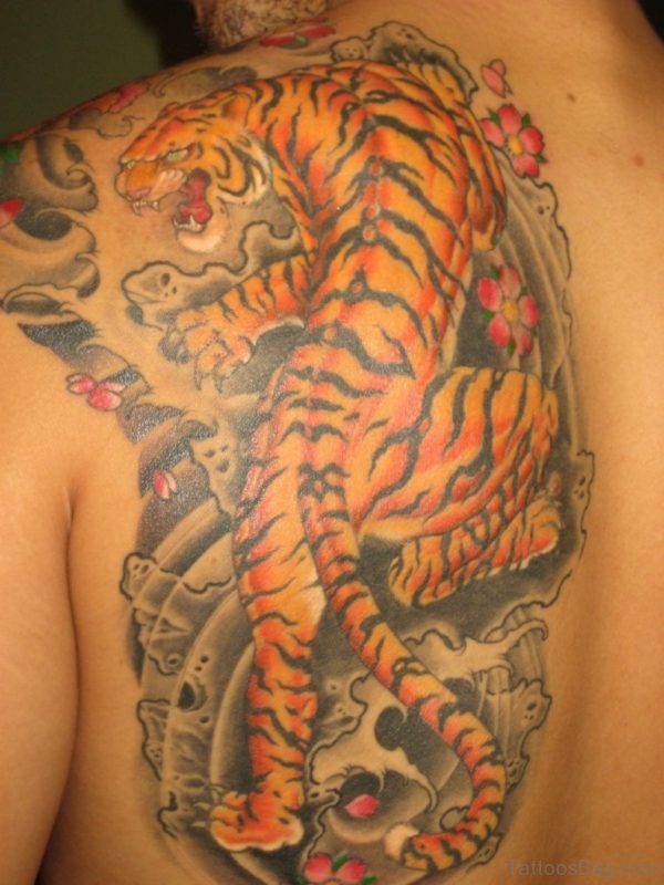 Funky Tiger Tattoo
