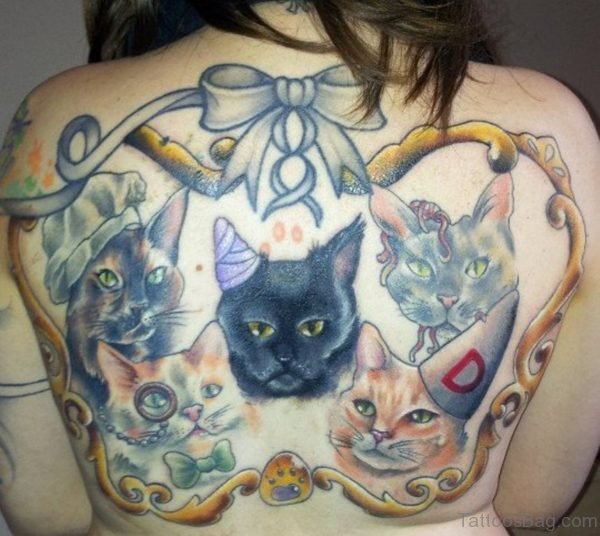 Funny Cats Tattoo