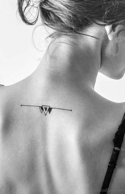 Geometric Arrow Tattoo