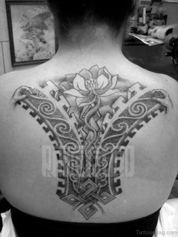 Geometric Back  Tattoo Image