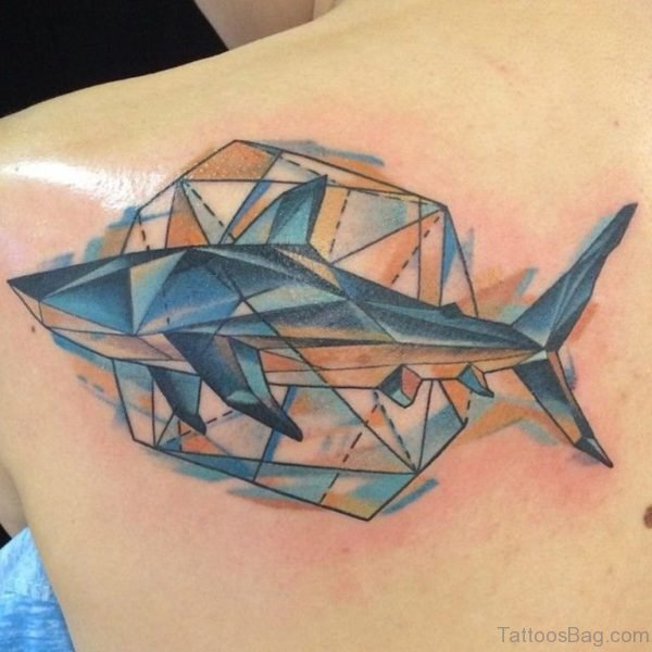 Geometric Shark  Tattoo