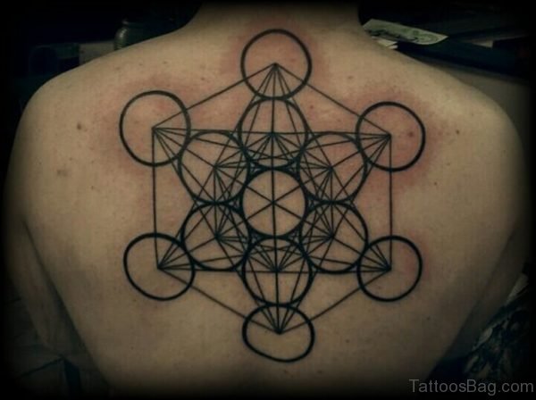 Geometric Tattoo On Back 