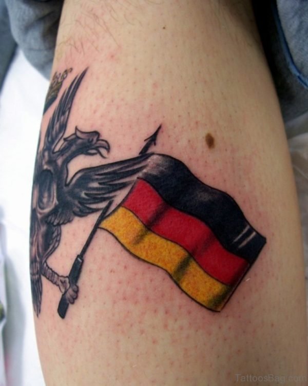 German Flag Tattoo