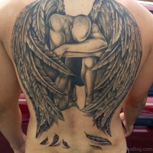 Good Looking Memorial Angel Tattoo