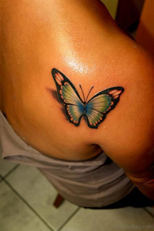 Graceful Butterfly Tattoo