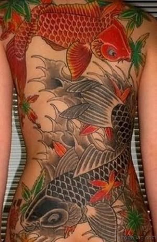 Graceful Fish Tattoo