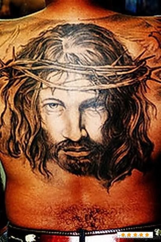 Graceful  Jesus Tattoo