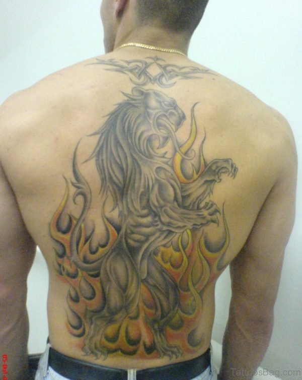 Graceful Lion Tattoo