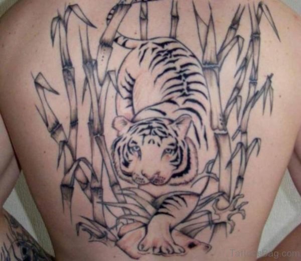 Graceful Tiger Tattoo Design