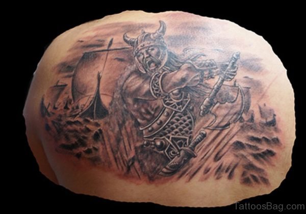 Graceful Viking Tattoo