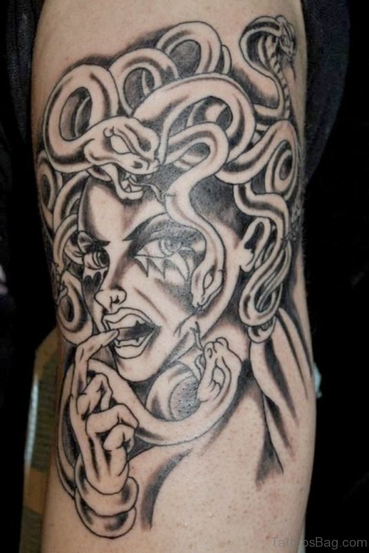 Greek Mythology Medusa Tattoo Design
